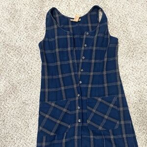 Button down “schoolgirl” dress